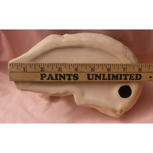 Terracotta Ceramic Cat Figurine With Roses and Bow - Picture 5 of 6